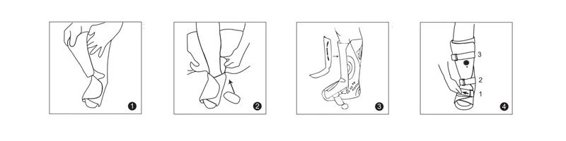 New Short Power Walker Boot Instructions