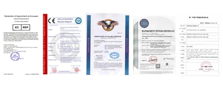 Post OP Elbow Orthosis Certificate